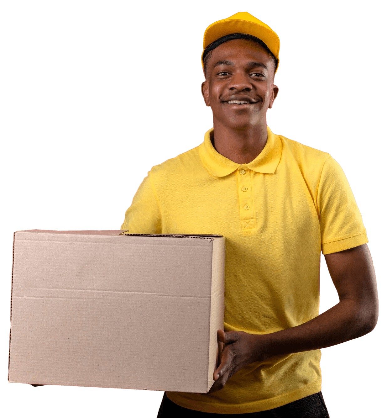 J3 Logistics courier with package